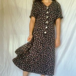 SOLDvintage 90s midi dress